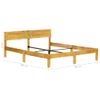 Cama Matrimonial | Cama Para Adultos | Estructura De Cama De Madera Maciza De Mango 180 Cm Cfw730050