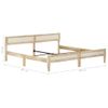 Cama Matrimonial | Cama Para Adultos | Estructura De Cama De Madera Maciza De Mango 200 Cm Cfw152224