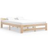 Cama Matrimonial | Cama Para Adultos | Estructura De Cama De Madera Maciza De Pino 120x200 Cm Cfw513533