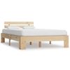 Cama Matrimonial | Cama Para Adultos | Estructura De Cama De Madera Maciza De Pino 120x200 Cm Cfw229905