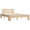 Cama Matrimonial | Cama Para Adultos | Estructura De Cama De Madera Maciza De Pino 120x200 Cm Cfw229905