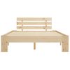 Cama Matrimonial | Cama Para Adultos | Estructura De Cama De Madera Maciza De Pino 120x200 Cm Cfw229905