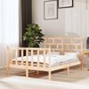 Cama Matrimonial | Cama Para Adultos | Estructura De Cama De Madera Maciza De Pino 140x190 Cm Cfw417773