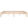 Cama Matrimonial | Cama Para Adultos | Estructura De Cama De Madera Maciza De Pino 140x190 Cm Cfw873147