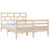 Cama Matrimonial | Cama Para Adultos | Estructura De Cama De Madera Maciza De Pino 140x200 Cm Cfw436214