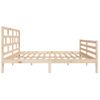 Cama Matrimonial | Cama Para Adultos | Estructura De Cama De Madera Maciza De Pino 140x200 Cm Cfw436214