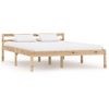 Cama Matrimonial | Cama Para Adultos | Estructura De Cama De Madera Maciza De Pino 140x200 Cm Cfw597170