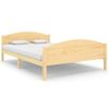 Cama Matrimonial | Cama Para Adultos | Estructura De Cama De Madera Maciza De Pino 160x200 Cm Cfw502739