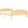 Cama Matrimonial | Cama Para Adultos | Estructura De Cama De Madera Maciza De Pino 160x200 Cm Cfw502739