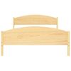 Cama Matrimonial | Cama Para Adultos | Estructura De Cama De Madera Maciza De Pino 160x200 Cm Cfw502739