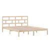 Cama Matrimonial | Cama Para Adultos | Estructura De Cama De Madera Maciza De Pino 160x200 Cm Cfw764149