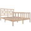 Cama Matrimonial | Cama Para Adultos | Estructura De Cama De Madera Maciza De Pino 160x200 Cm Cfw441541