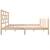 Cama Matrimonial | Cama Para Adultos | Estructura De Cama De Madera Maciza De Pino 160x200 Cm Cfw441541