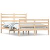 Cama Matrimonial | Cama Para Adultos | Estructura De Cama De Madera Maciza De Pino 160x200 Cm Cfw340036