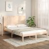 Cama Matrimonial | Cama Para Adultos | Estructura De Cama De Madera Maciza De Pino 160x200 Cm Cfw890612