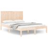 Cama Matrimonial | Cama Para Adultos | Estructura De Cama De Madera Maciza De Pino 160x200 Cm Cfw890612