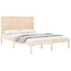 Cama Matrimonial | Cama Para Adultos | Estructura De Cama De Madera Maciza De Pino 160x200 Cm Cfw890612