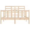 Cama Matrimonial | Cama Para Adultos | Estructura De Cama De Madera Maciza De Pino 160x200 Cm Cfw584450