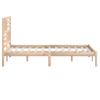 Cama Matrimonial | Cama Para Adultos | Estructura De Cama De Madera Maciza De Pino 160x200 Cm Cfw697650