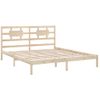 Cama Matrimonial | Cama Para Adultos | Estructura De Cama De Madera Maciza De Pino 160x200 Cm Cfw673784