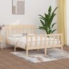 Cama Matrimonial | Cama Para Adultos | Estructura De Cama De Madera Maciza De Pino 160x200 Cm Cfw786592