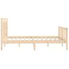 Cama Matrimonial | Cama Para Adultos | Estructura De Cama De Madera Maciza De Pino 160x200 Cm Cfw786592