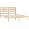 Cama Matrimonial | Cama Para Adultos | Estructura De Cama De Madera Maciza De Pino 160x200 Cm Cfw289933