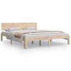 Cama Matrimonial | Cama Para Adultos | Estructura De Cama De Madera Maciza De Pino 160x200 Cm Cfw247359