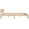 Cama Matrimonial | Cama Para Adultos | Estructura De Cama De Madera Maciza De Pino 160x200 Cm Cfw247359