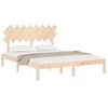 Cama Matrimonial | Cama Para Adultos | Estructura De Cama De Madera Maciza De Pino 160x200 Cm Cfw929725