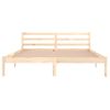 Cama Matrimonial | Cama Para Adultos | Estructura De Cama De Madera Maciza De Pino 160x200 Cm Cfw925715