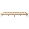 Cama Matrimonial | Cama Para Adultos | Estructura De Cama De Madera Maciza De Pino 160x200 Cm Cfw647313