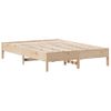 Cama Matrimonial | Cama Para Adultos | Estructura De Cama De Madera Maciza De Pino 160x200 Cm Cfw782141