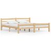 Cama Matrimonial | Cama Para Adultos | Estructura De Cama De Madera Maciza De Pino 180x200 Cm Cfw474625