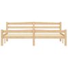 Cama Matrimonial | Cama Para Adultos | Estructura De Cama De Madera Maciza De Pino 180x200 Cm Cfw474625