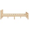 Cama Matrimonial | Cama Para Adultos | Estructura De Cama De Madera Maciza De Pino 180x200 Cm Cfw474625