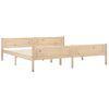 Cama Matrimonial | Cama Para Adultos | Estructura De Cama De Madera Maciza De Pino 200x200 Cm Cfw509158