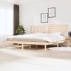 Cama Matrimonial | Cama Para Adultos | Estructura De Cama De Madera Maciza De Pino 200x200 Cm Cfw755526