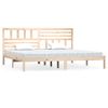 Cama Matrimonial | Cama Para Adultos | Estructura De Cama De Madera Maciza De Pino 200x200 Cm Cfw755526