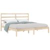 Cama Matrimonial | Cama Para Adultos | Estructura De Cama De Madera Maciza De Pino 200x200 Cm Cfw261187