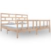 Cama Matrimonial | Cama Para Adultos | Estructura De Cama De Madera Maciza De Pino 200x200 Cm Cfw846058