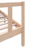 Cama Matrimonial | Cama Para Adultos | Estructura De Cama De Madera Maciza De Pino 200x200 Cm Cfw846058