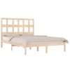 Cama Matrimonial | Cama Para Adultos | Estructura De Cama De Madera Maciza De Pino 200x200 Cm Cfw463845