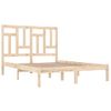 Cama Matrimonial | Cama Para Adultos | Estructura De Cama De Madera Maciza De Pino 200x200 Cm Cfw288877