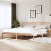 Cama Matrimonial | Cama Para Adultos | Estructura De Cama De Madera Maciza De Pino 200x200 Cm Cfw367181