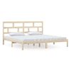 Cama Matrimonial | Cama Para Adultos | Estructura De Cama De Madera Maciza De Pino 200x200 Cm Cfw777274