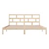 Cama Matrimonial | Cama Para Adultos | Estructura De Cama De Madera Maciza De Pino 200x200 Cm Cfw777274