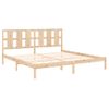 Cama Matrimonial | Cama Para Adultos | Estructura De Cama De Madera Maciza De Pino 200x200 Cm Cfw276078