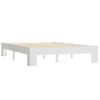 Cama Matrimonial | Cama Para Adultos | Estructura De Cama De Madera Maciza De Pino Blanco 140x200 Cm Cfw681927