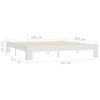 Cama Matrimonial | Cama Para Adultos | Estructura De Cama De Madera Maciza De Pino Blanco 160x200 Cm Cfw861272